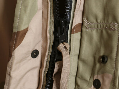 00s 米軍実物 US ARMY ECWCS デザートカモ 迷彩 ゴアテックス ジャケット LARGE SHORT / 02年製 1st GEN 初期型 ミリタリー マンパ 3C 軍物