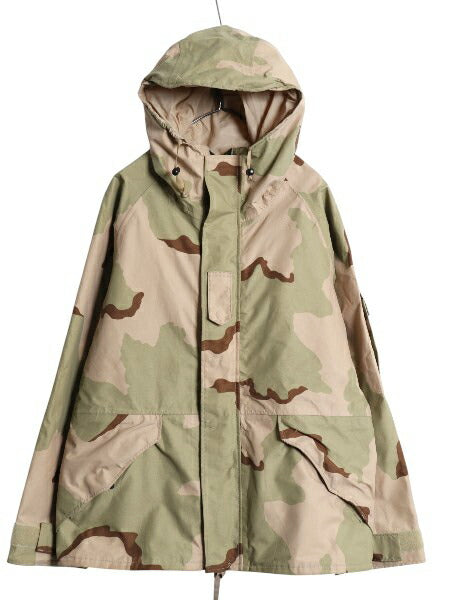 00s 米軍実物 US ARMY ECWCS デザートカモ 迷彩 ゴアテックス ジャケット LARGE SHORT / 02年製 1st GEN 初期型 ミリタリー マンパ 3C 軍物