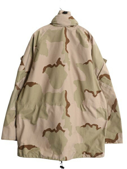 民間 モデル USMC ECWCS デザートカモ 迷彩 ゴアテックス ジャケット MEDIUM REGULAR ミリタリー 2nd GEN 軍物 海兵隊 マンパ  収納フード
