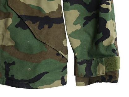 90s 米軍実物 US ARMY ECWCS ゴアテックス ウッドランドカモ 迷彩 ミリタリー ジャケット SMALL SHORT オールド 96年製 1st GEN パーカー