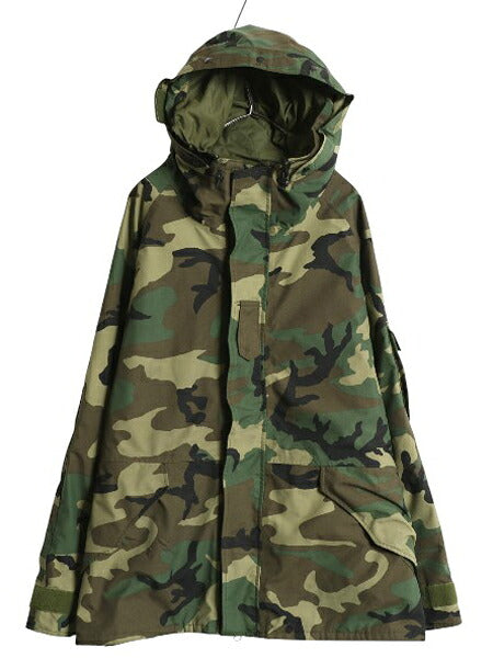 00s 米軍実物 US ARMY ECWCS ゴアテックス ウッドランドカモ 迷彩 ミリタリー ジャケット X-LARGE REGULAR / 軍物 00年製 1st GEN パーカー