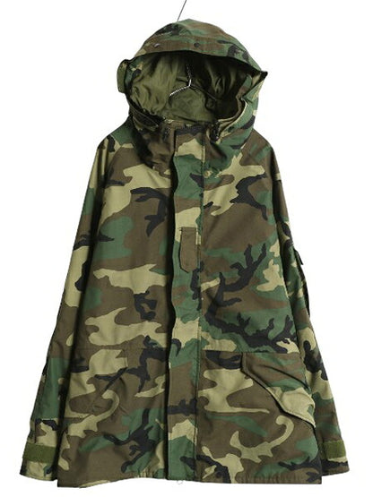 00s 米軍実物 US ARMY ECWCS ゴアテックス ウッドランドカモ 迷彩 ミリタリー ジャケット X-LARGE REGULAR / 軍物 00年製 1st GEN パーカー