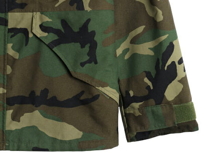 90s 米軍実物 US ARMY ECWCS ゴアテックス ウッドランドカモ 迷彩 ミリタリー ジャケット MEDIUM REGULAR / 軍物 96年製 1st GEN パーカー