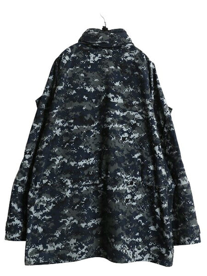 米軍実物 USN ネイビー デジタルカモ TYPE1 迷彩 ゴアテックス ジャケット X-LARGE LONG / NAVY NWU ミリタリー マウンテンパーカー 軍物