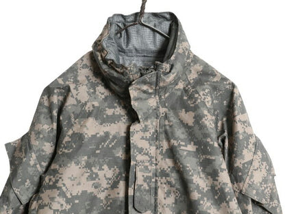 デッドストック 米軍実物 US ARMY ECWCS デジタルカモ 迷彩 ゴアテックス ジャケット SMALL SHORT 新品 09年製 軍物 ACU マンパ ミリタリー