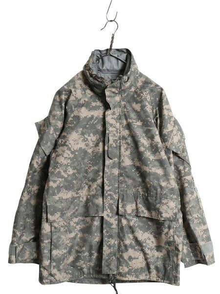 デッドストック 米軍実物 US ARMY ECWCS デジタルカモ 迷彩 ゴアテックス ジャケット SMALL SHORT 新品 09年製 軍物 ACU マンパ ミリタリー