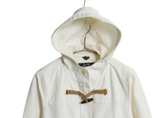 00s ローレン ジーンズ ラルフローレン コットン ダッフル コート レディース M オールド ポロ ジャケット ジャンパー パーカー ショート丈