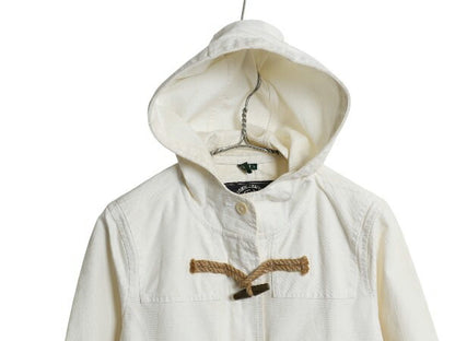 00s ローレン ジーンズ ラルフローレン コットン ダッフル コート レディース M オールド ポロ ジャケット ジャンパー パーカー ショート丈