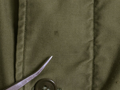 70s 米軍実物 USN ネイビー A-2 デッキ ジャケット メンズ L / 74年製 ヴィンテージ NAVY ミリタリー 軍物 裏ボア ライナー付き ブルゾン