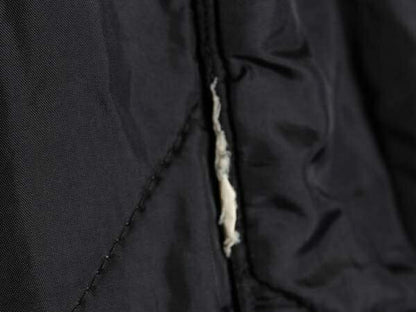 US企画 カーハート 中綿 ダック ベスト メンズ L 古着 CARHARTT ナイロン キルティング ライナー フルジップ 重ね着 前開き ワーク 無地 黒