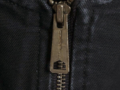 US企画 カーハート 中綿 ダック ベスト メンズ 2XL CARHARTT ナイロン キルティング ライナー 重ね着 前開き ワーク 無地 黒 大きいサイズ