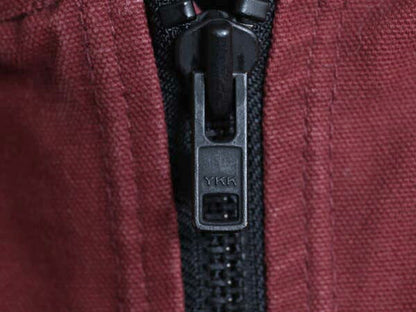 US企画 カーハート アクティブ ジャケット メンズ XL / 古着 CARHARTT ダック パーカー メッシュ ライナー フルジップ 大きいサイズ エンジ