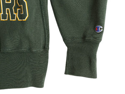 90s USA製 チャンピオン リバースウィーブ 3段 プリント スウェット メンズ M オールド NFL オフィシャル アメフト パッカーズ トレーナー