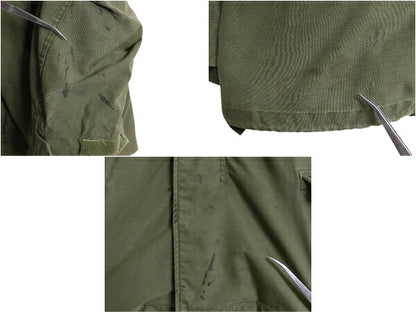 80s 米軍実物 US ARMY M-65 フィールド ジャケット MEDIUM REGULAR 程 ヴィンテージ ミリタリー アーミー 軍物 ブルゾン 3rd ブラス M65
