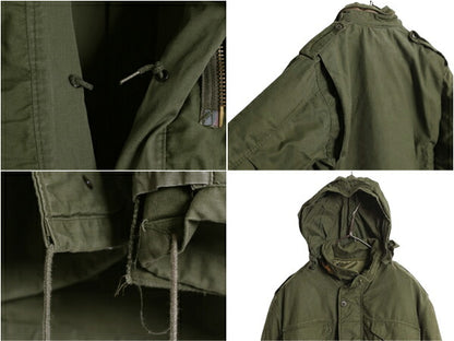 80s 米軍実物 US ARMY M-65 フィールド ジャケット MEDIUM REGULAR / 82年製 ヴィンテージ ミリタリー 中綿 ライナー付き アーミー 3rd M65