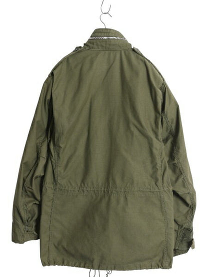 ほぼ デッドストック 70s ALPHA 社製 米軍実物 US ARMY M-65 フィールド ジャケット MEDIUM LONG / 70年製 ヴィンテージ ミリタリー 2nd