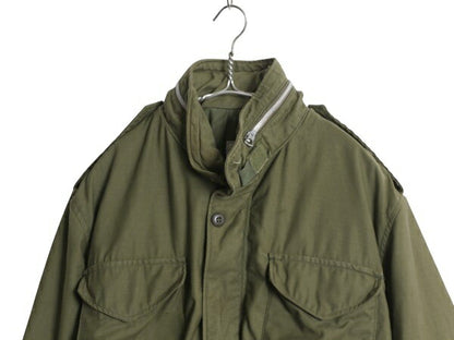 ほぼ デッドストック 70s ALPHA 社製 米軍実物 US ARMY M-65 フィールド ジャケット MEDIUM LONG / 70年製 ヴィンテージ ミリタリー 2nd