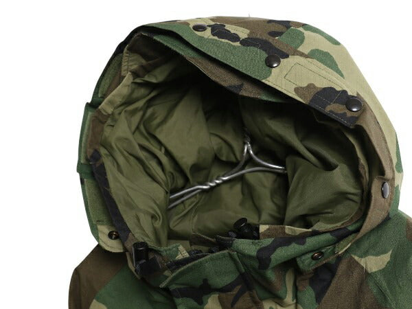 90s 米軍実物 US ARMY ECWCS ゴアテックス ウッドランドカモ 迷彩 ミリタリー ジャケット MEDIUM SHORT オールド 96年製 1st GEN パーカー