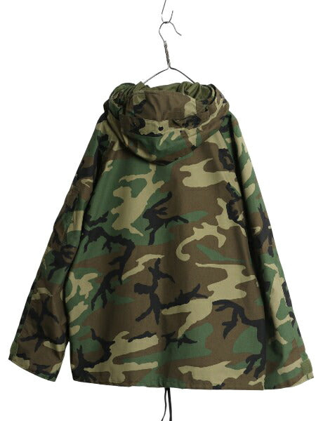 90s 米軍実物 US ARMY ECWCS ゴアテックス ウッドランドカモ 迷彩 ミリタリー ジャケット LARGE SHORT オールド 98年製 1st GEN パーカー