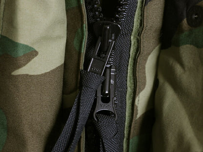 90s 米軍実物 US ARMY ECWCS ゴアテックス ウッドランドカモ 迷彩 ミリタリー ジャケット LARGE SHORT オールド 98年製 1st GEN パーカー
