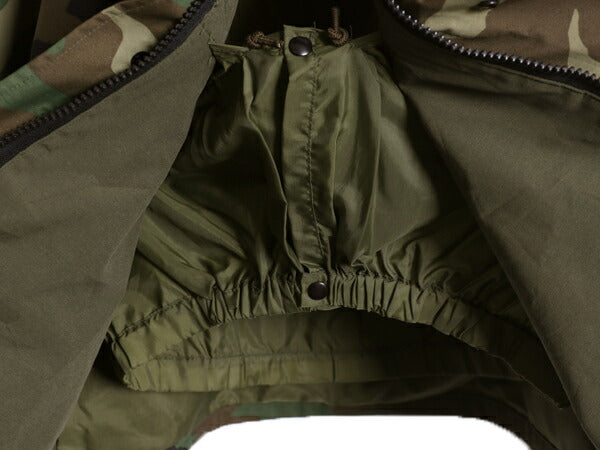90s 米軍実物 US ARMY ECWCS ゴアテックス ウッドランドカモ 迷彩 ミリタリー ジャケット MEDIUM REGULAR 古着 オールド 1st GEN パーカー