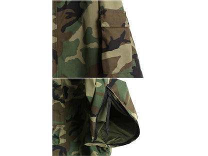 90s 米軍実物 US ARMY ECWCS ゴアテックス ウッドランドカモ 迷彩 ミリタリー ジャケット MEDIUM REGULAR 古着 オールド 1st GEN パーカー