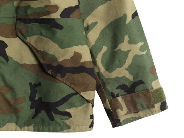 90s 米軍実物 US ARMY ECWCS ゴアテックス ウッドランドカモ 迷彩 ミリタリー ジャケット MEDIUM REGULAR 古着 オールド 1st GEN パーカー