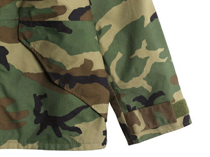 90s 米軍実物 US ARMY ECWCS ゴアテックス ウッドランドカモ 迷彩 ミリタリー ジャケット MEDIUM REGULAR 古着 オールド 1st GEN パーカー