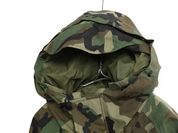 90s 米軍実物 US ARMY ECWCS ゴアテックス ウッドランドカモ 迷彩 ミリタリー ジャケット MEDIUM REGULAR 古着 オールド 1st GEN パーカー