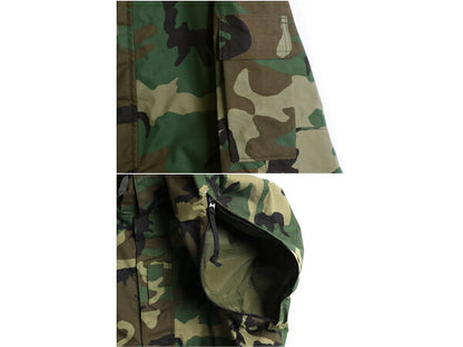 90s 米軍実物 US ARMY ECWCS ゴアテックス ウッドランドカモ 迷彩 ミリタリー ジャケット X-LARGE REGULAR 古着 オールド 1st GEN パーカー