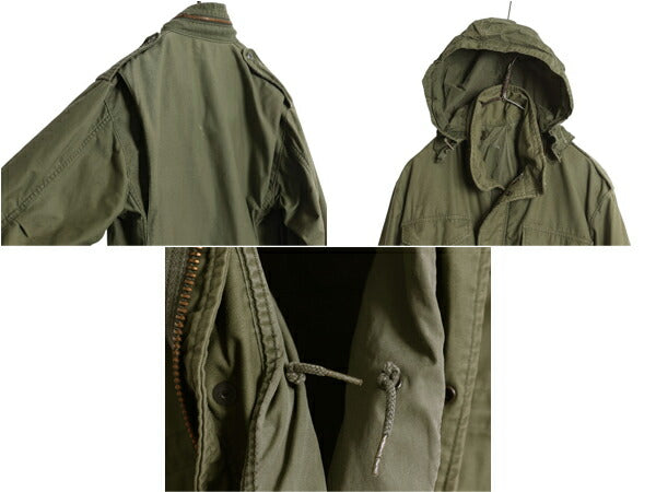 70s 米軍実物 US ARMY M-65 フィールド ジャケット MEDIUM REGULAR / 古着 74年製 ヴィンテージ ミリタリー 軍物 ブルゾン 3rd ブラス M65