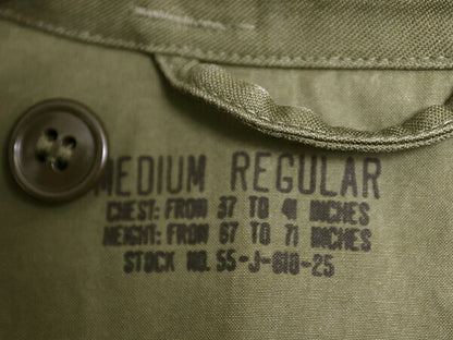 50s 米軍実物 US ARMY M-51 フィールド ジャケット MEDIUM REGULAR / 53年製 ヴィンテージ ミリタリー 軍物 M51 初期 ブルゾン フード付き