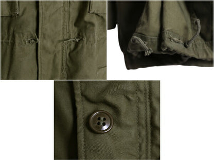 50s 米軍実物 US ARMY M-51 フィールド ジャケット MEDIUM REGULAR / 53年製 ヴィンテージ ミリタリー 軍物 M51 初期 ブルゾン フード付き