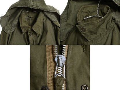 50s 米軍実物 US ARMY M-51 フィールド ジャケット MEDIUM REGULAR / 53年製 ヴィンテージ ミリタリー 軍物 M51 初期 ブルゾン フード付き