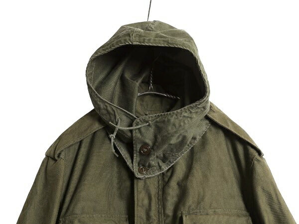 50s 米軍実物 US ARMY M-51 フィールド ジャケット MEDIUM REGULAR / 53年製 ヴィンテージ ミリタリー 軍物 M51 初期 ブルゾン フード付き