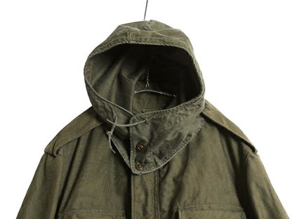 50s 米軍実物 US ARMY M-51 フィールド ジャケット MEDIUM REGULAR / 53年製 ヴィンテージ ミリタリー 軍物 M51 初期 ブルゾン フード付き