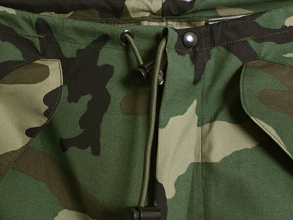 デッドストック 90s 米軍実物 US ARMY ウッドランド カモ オーバー パンツ MEDIUM LONG 新品 ECWCS ゴアテックス ミリタリー ナイロン 迷彩