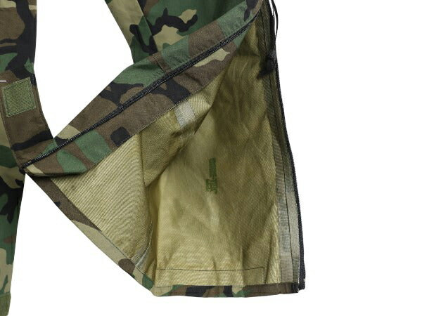 デッドストック 90s 米軍実物 US ARMY ウッドランド カモ オーバー パンツ SMALL LONG 新品 ECWCS ゴアテックス ミリタリー ナイロン 迷彩