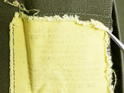 70s 米軍実物 US ARMY ユーティリティ シャツ メンズ S 程 古着 78年製 ヴィンテージ ミリタリー アーミー 軍物 長袖シャツ OG507 オリーブ