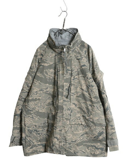 デッドストック 米軍実物 APECS デジタル タイガーカモ 迷彩 ゴアテックス ジャケット X-LARGE REGULAR / 新品 ミリタリー USAF ABU ECWCS