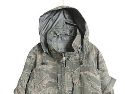 ほぼ デッドストック 米軍実物 APECS デジタル タイガーカモ 迷彩 ゴアテックス ジャケット MEDIUM REGULAR / ミリタリー USAF ABU ECWCS