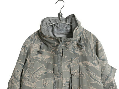ほぼ デッドストック 米軍実物 APECS デジタル タイガーカモ 迷彩 ゴアテックス ジャケット MEDIUM REGULAR / ミリタリー USAF ABU ECWCS