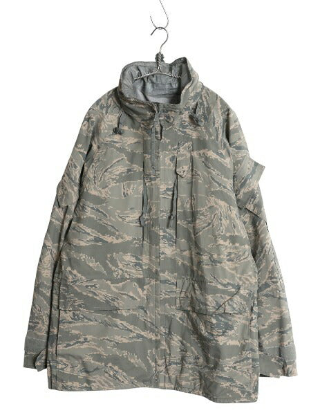 ほぼ デッドストック 米軍実物 APECS デジタル タイガーカモ 迷彩 ゴアテックス ジャケット MEDIUM REGULAR / ミリタリー USAF ABU ECWCS