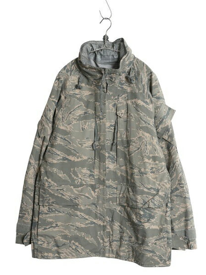 ほぼ デッドストック 米軍実物 APECS デジタル タイガーカモ 迷彩 ゴアテックス ジャケット MEDIUM REGULAR / ミリタリー USAF ABU ECWCS