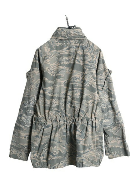 米軍実物 APECS デジタル タイガーカモ 迷彩 ゴアテックス ジャケット SMALL SHORT 08年製 ミリタリー USAF ABU ECWCS 軍物 ジャンパー