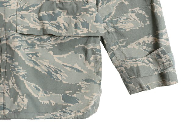 米軍実物 APECS デジタル タイガーカモ 迷彩 ゴアテックス ジャケット SMALL SHORT 08年製 ミリタリー USAF ABU ECWCS 軍物 ジャンパー