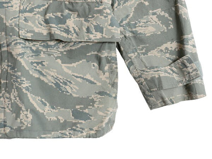米軍実物 APECS デジタル タイガーカモ 迷彩 ゴアテックス ジャケット SMALL SHORT 08年製 ミリタリー USAF ABU ECWCS 軍物 ジャンパー