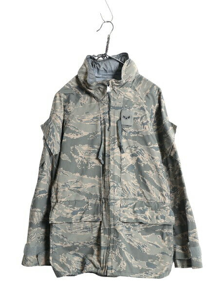 米軍実物 APECS デジタル タイガーカモ 迷彩 ゴアテックス ジャケット SMALL SHORT 08年製 ミリタリー USAF ABU ECWCS 軍物 ジャンパー
