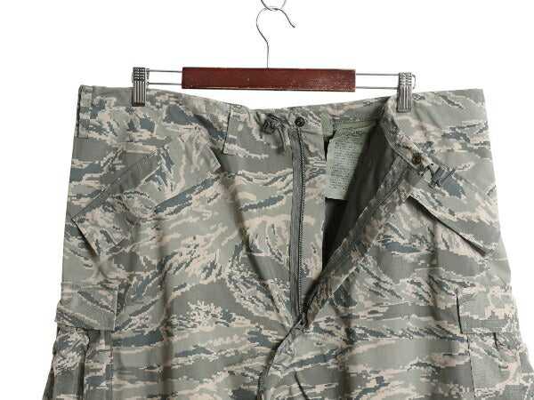 デッドストック 米軍実物 プロパー 社製 APECS デジタル タイガー カモ オーバー パンツ LARGE LONG / 軍物 ゴアテックス USAF ABU ECWCS