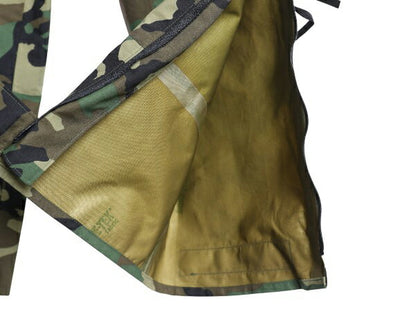 デッドストック 90s 米軍実物 US ARMY ウッドランド カモ オーバー パンツ LARGE LONG 新品 ECWCS ゴアテックス ミリタリー ナイロン 迷彩